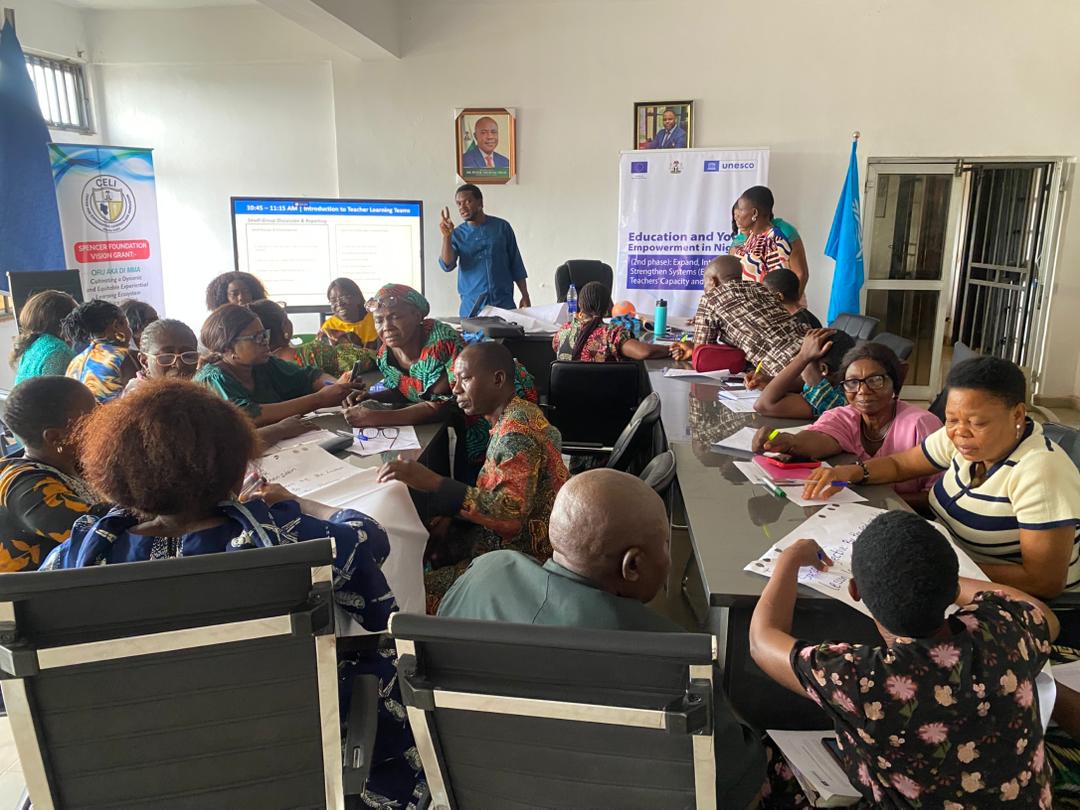 Training of Cluster Mentors in Enugu State