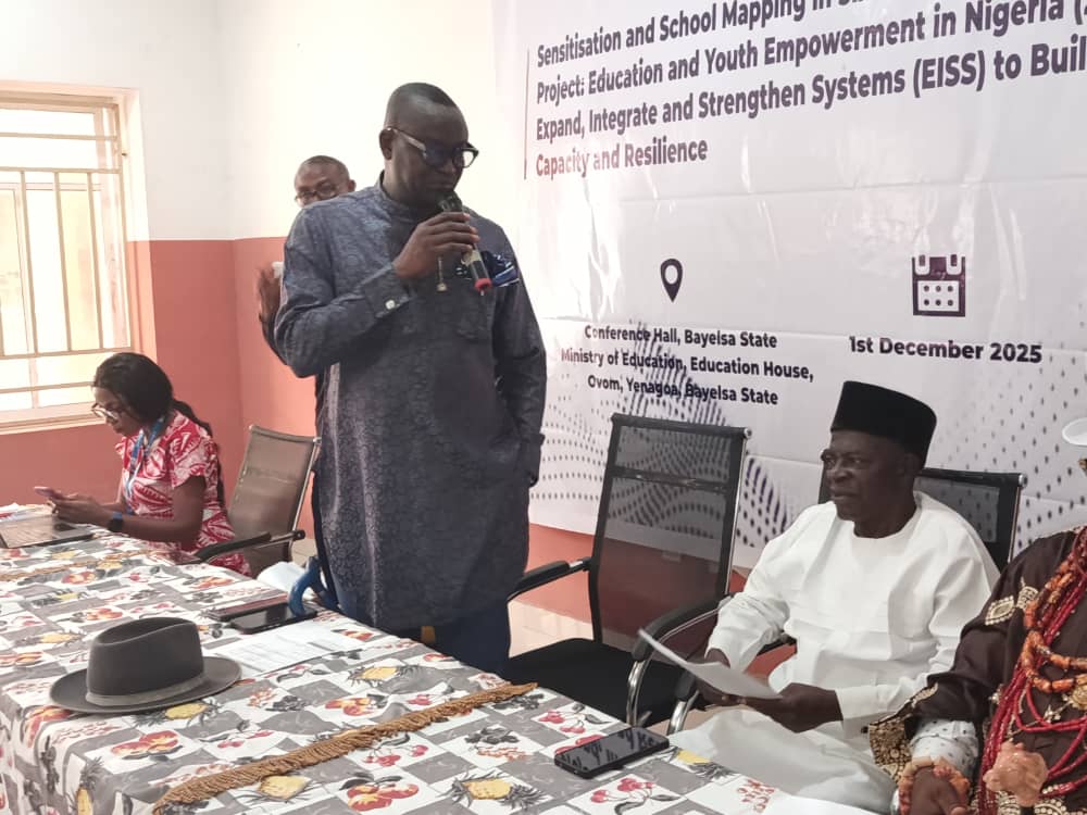 Sensitization on school mapping and TLT in Bayelsa State